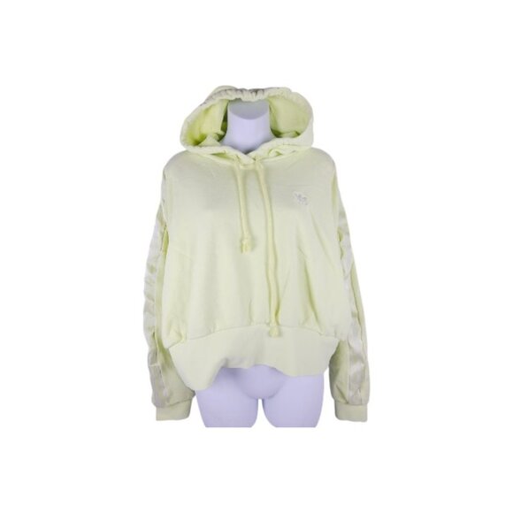 Adidas Tops - Adidas Women's Lime Yellow Long Sleeve Casual Pullover Hoodie Size M